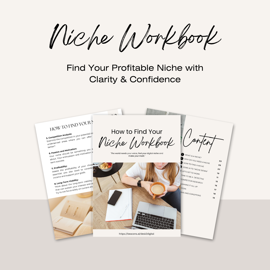 Find Your Niche Workbook